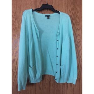 Mint cardigan